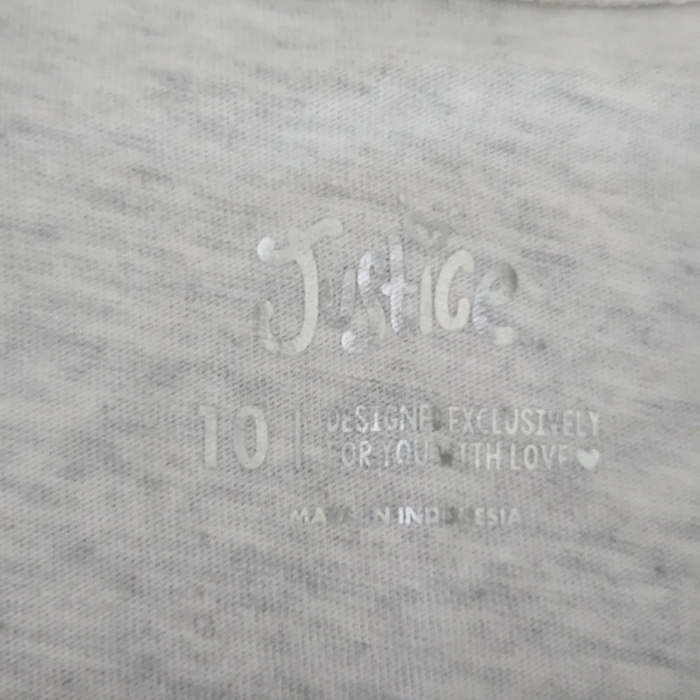 Justice White and Blue 'Be You Tiful' Long Sleeve Tee